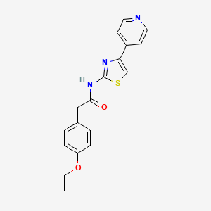 2-(4-ethoxyphenyl)-N-(4-(pyridin-4-yl)thiazol-2-yl)acetamide