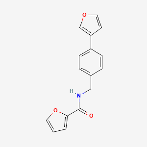 N-(4-(furan-3-yl)benzyl)furan-2-carboxamide