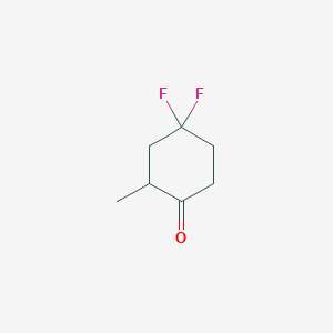 4,4-Difluoro-2-methylcyclohexan-1-one
