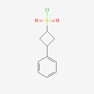 molecular formula C10H11ClO2S B2739016 3-苯基环丁烷-1-磺酰氯 CAS No. 2408963-92-6