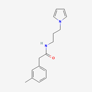 molecular formula C16H20N2O B2739029 N-(3-(1H-吡咯-1-基)丙基)-2-(间甲苯基)乙酰胺 CAS No. 1226432-49-0