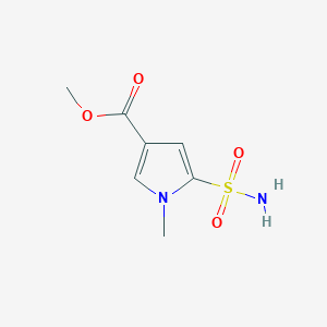Methyl 1-methyl-5-sulfamoylpyrrole-3-carboxylate