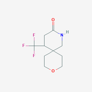 5-(Trifluoromethyl)-9-oxa-2-azaspiro[5.5]undecan-3-one