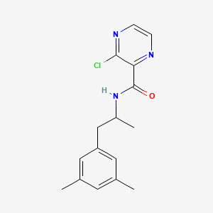 3-Chloro-N-[1-(3,5-dimethylphenyl)propan-2-yl]pyrazine-2-carboxamide