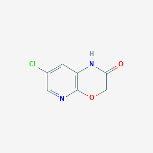 molecular formula C7H5ClN2O2 B2739110 7-Chloro-1H-pyrido[2,3-b][1,4]oxazin-2(3H)-one CAS No. 105544-33-0