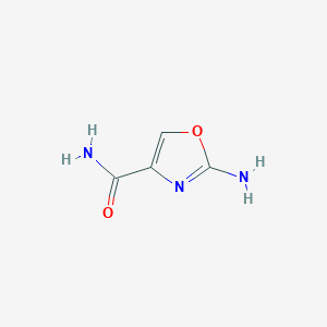 molecular formula C4H5N3O2 B2739125 2-Amino-1,3-oxazole-4-carboxamide CAS No. 35629-73-3