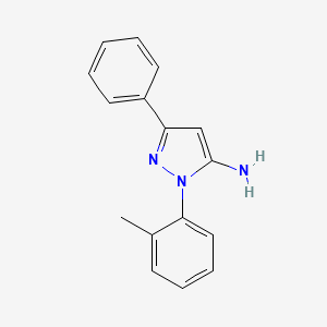 1-(2-methylphenyl)-3-phenyl-1H-pyrazol-5-amine