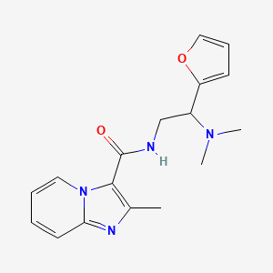 N-(2-(dimethylamino)-2-(furan-2-yl)ethyl)-2-methylimidazo[1,2-a]pyridine-3-carboxamide