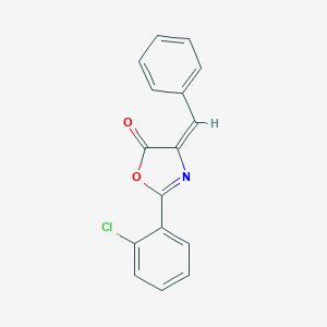 molecular formula C16H10ClNO2 B273916 4-benzylidene-2-(2-chlorophenyl)-1,3-oxazol-5(4H)-one 