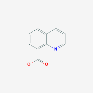 molecular formula C12H11NO2 B2739187 Methyl 5-methylquinoline-8-carboxylate CAS No. 1823367-72-1