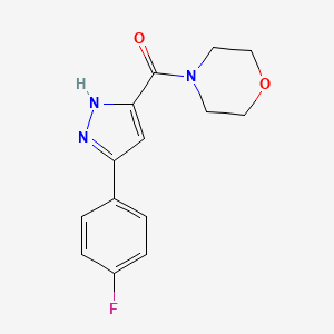3-(4-Fluorophenyl)pyrazol-5-yl morpholin-4-yl ketone