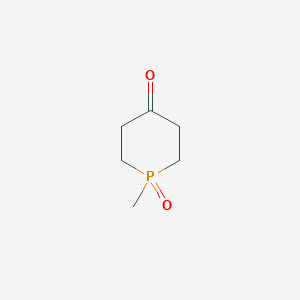 molecular formula C6H11O2P B2739236 1-Methylphosphinan-4-one 1-oxide CAS No. 54662-09-8