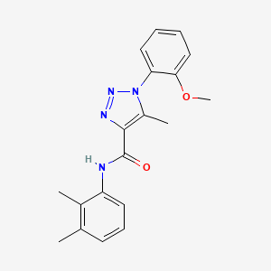 molecular formula C19H20N4O2 B2739242 N-(2,3-dimethylphenyl)-1-(2-methoxyphenyl)-5-methyl-1H-1,2,3-triazole-4-carboxamide CAS No. 887223-55-4