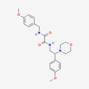 N1-(4-methoxybenzyl)-N2-(2-(4-methoxyphenyl)-2-morpholinoethyl)oxalamide