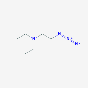 molecular formula C6H14N4 B2739273 (2-Azidoethyl)diethylamine CAS No. 364589-22-0