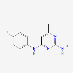 N~4~-(4-chlorophenyl)-6-methyl-2,4-pyrimidinediamine