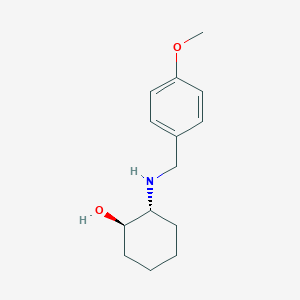 molecular formula C14H21NO2 B2739280 反式-2-(4-甲氧基-苄基氨基)-环己醇 CAS No. 759402-65-8