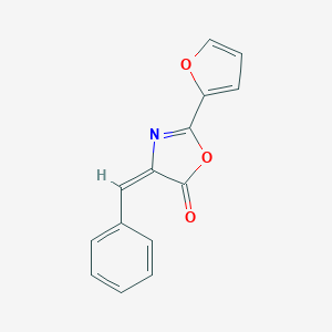 molecular formula C14H9NO3 B273930 4-benzylidene-2-(2-furyl)-1,3-oxazol-5(4H)-one 
