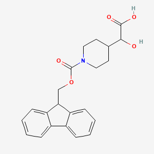 2-(1-{[(9H-fluoren-9-yl)methoxy]carbonyl}piperidin-4-yl)-2-hydroxyacetic acid