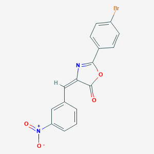 2-(4-Bromophenyl)-4-(3-nitrobenzylidene)-5(4H)-oxazolone