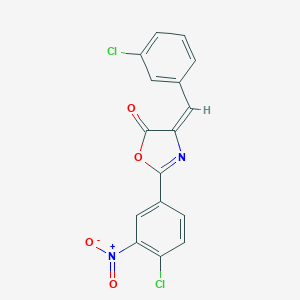 4-(3-chlorobenzylidene)-2-{4-chloro-3-nitrophenyl}-1,3-oxazol-5(4H)-one