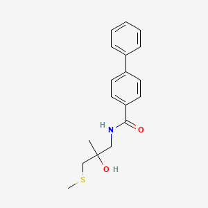 N-(2-hydroxy-2-methyl-3-(methylthio)propyl)-[1,1'-biphenyl]-4-carboxamide