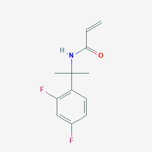 N-[2-(2,4-Difluorophenyl)propan-2-yl]prop-2-enamide