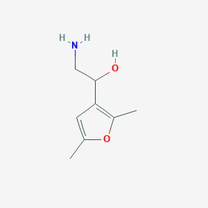 2-Amino-1-(2,5-dimethylfuran-3-yl)ethanol