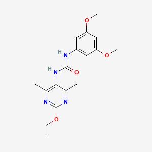 1-(3,5-Dimethoxyphenyl)-3-(2-ethoxy-4,6-dimethylpyrimidin-5-yl)urea