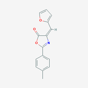 molecular formula C15H11NO3 B273950 (4E)-4-(2-furylmethylene)-2-(4-methylphenyl)-1,3-oxazol-5(4H)-one 