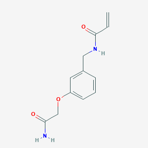 N-[[3-(2-Amino-2-oxoethoxy)phenyl]methyl]prop-2-enamide