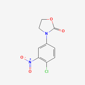 3-(4-Chloro-3-nitrophenyl)-1,3-oxazolidin-2-one