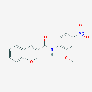 N-(2-methoxy-4-nitrophenyl)-2H-chromene-3-carboxamide