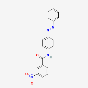 3-nitro-N-(4-phenyldiazenylphenyl)benzamide