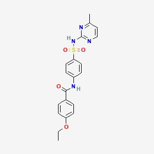 molecular formula C20H20N4O4S B2739644 4-乙氧基-N-{4-[(4-甲基嘧啶-2-基)磺酰氨基]苯基}苯甲酰胺 CAS No. 349145-26-2