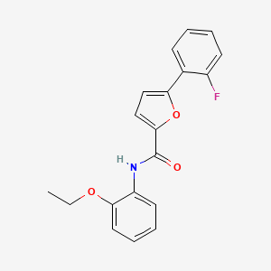 N-(2-ethoxyphenyl)-5-(2-fluorophenyl)furan-2-carboxamide