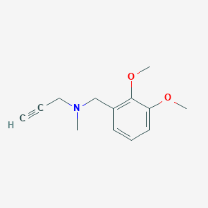 molecular formula C13H17NO2 B2739664 [(2,3-Dimethoxyphenyl)methyl](methyl)(prop-2-yn-1-yl)amine CAS No. 1240686-33-2