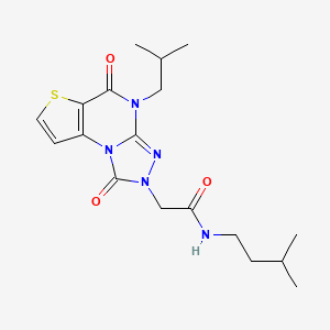 molecular formula C18H25N5O3S B2739686 Chembl4521439 CAS No. 1358506-94-1