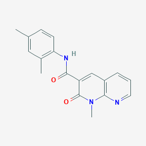 molecular formula C18H17N3O2 B2739720 N-(2,4-dimethylphenyl)-1-methyl-2-oxo-1,2-dihydro-1,8-naphthyridine-3-carboxamide CAS No. 899744-75-3