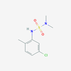 molecular formula C9H13ClN2O2S B2739779 [(5-Chloro-2-methylphenyl)sulfamoyl]dimethylamine CAS No. 349573-87-1