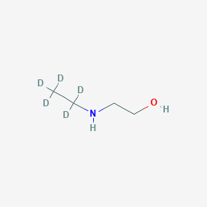 molecular formula C4H11NO B2739811 N-乙基-d5-乙醇胺, 98原子% D, 97% (CP) CAS No. 1325559-32-7