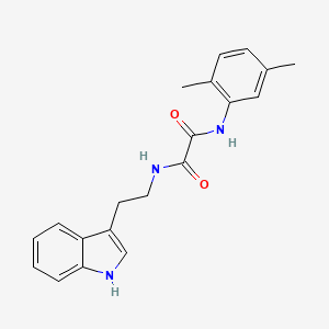 molecular formula C20H21N3O2 B2739812 N'-(2,5-二甲基苯基)-N-[2-(1H-吲哚-3-基)乙基]酰胺 CAS No. 847593-86-6