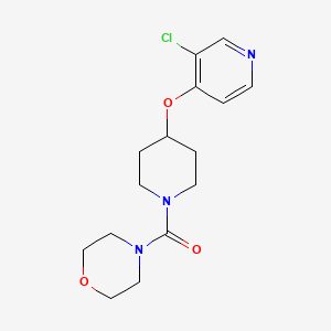 (4-((3-Chloropyridin-4-yl)oxy)piperidin-1-yl)(morpholino)methanone