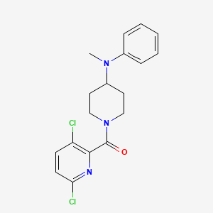 1-(3,6-dichloropyridine-2-carbonyl)-N-methyl-N-phenylpiperidin-4-amine