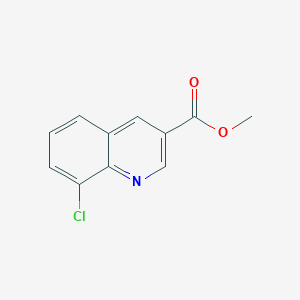 molecular formula C11H8ClNO2 B2739854 甲基 8-氯喹啉-3-甲酸酯 CAS No. 141111-59-3