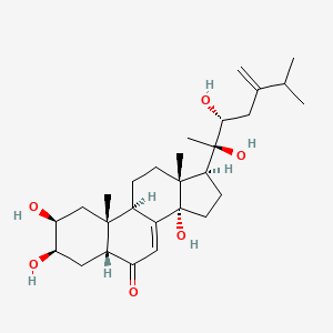molecular formula C28H44O6 B2739881 多孔菌甾酮B CAS No. 141360-89-6