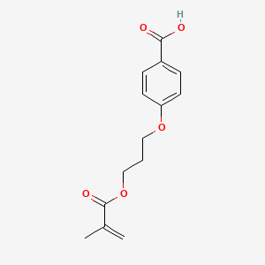 molecular formula C14H16O5 B2739893 4-(3-(2-甲基丙-2-烯酰氧基)丙氧基)苯甲酸 CAS No. 140918-56-5
