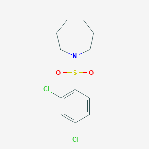 molecular formula C12H15Cl2NO2S B273990 1-[(2,4-Dichlorophenyl)sulfonyl]azepane 