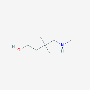 3,3-Dimethyl-4-(methylamino)butan-1-ol