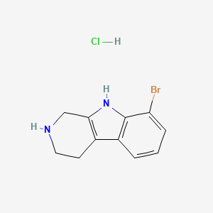 8-Bromo-2,3,4,9-tetrahydro-1H-pyrido[3,4-b]indole;hydrochloride